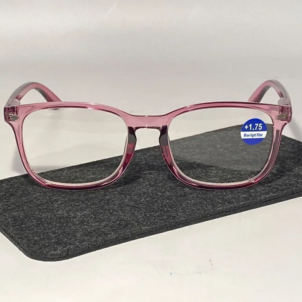 1513 Colette 1.75 Raspberry Reading Glasses Soft Butterfly Readers NWT